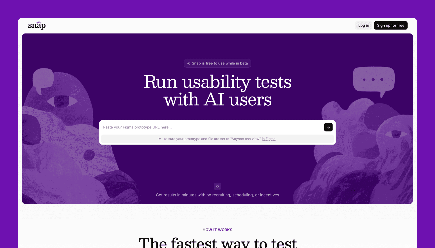 Introducing Snap: test designs with AI users in minutes